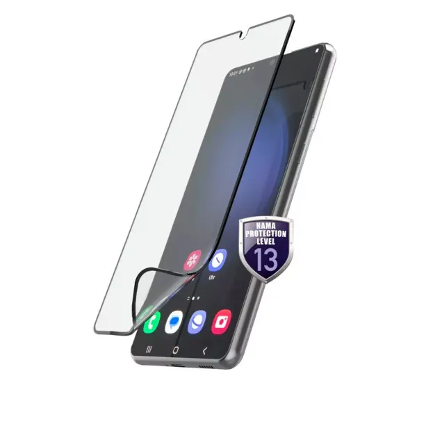 Hama Flexibler Displayschutz Hiflex Eco Full-Cover Samsung Galaxy S24+ Transparent