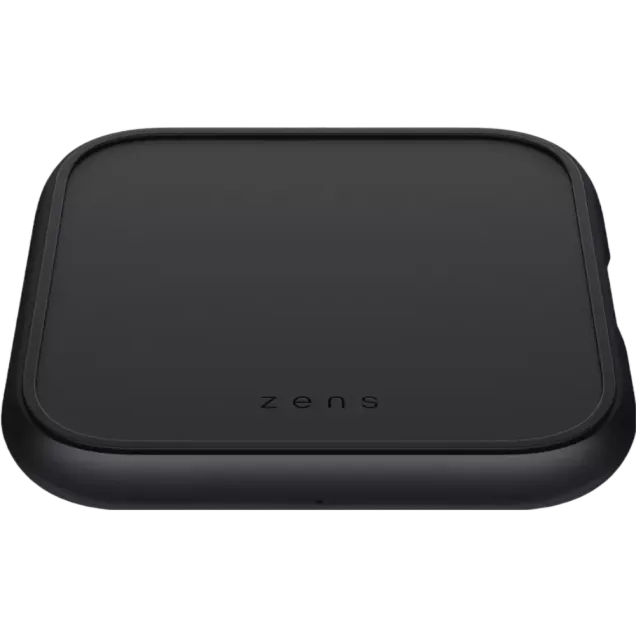 Zens Aluminium Single Fast Wireless Charger incl. 18W USB PD Schwarz