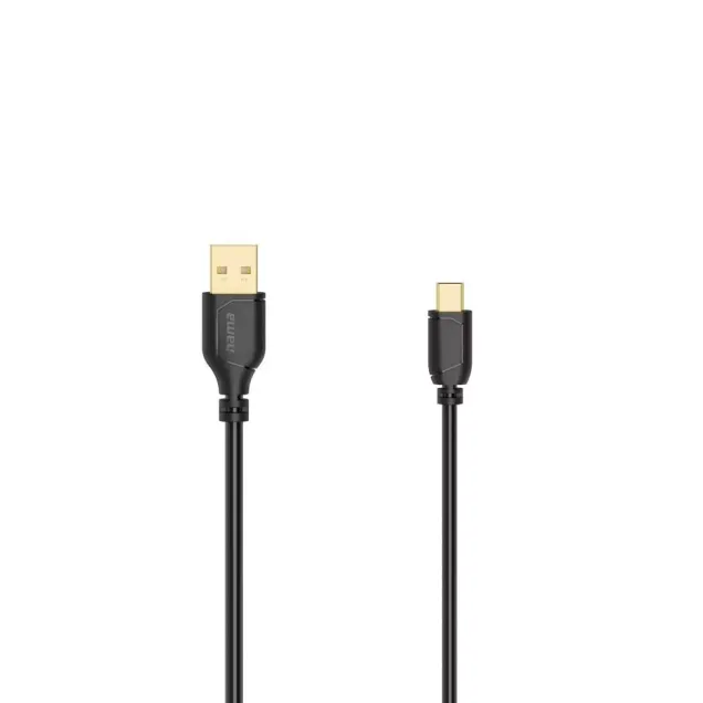 Hama USB-Kabel Flexi-Slim Mini-B5-Stecker USB 2.0 480 Mbit/s Schwarz