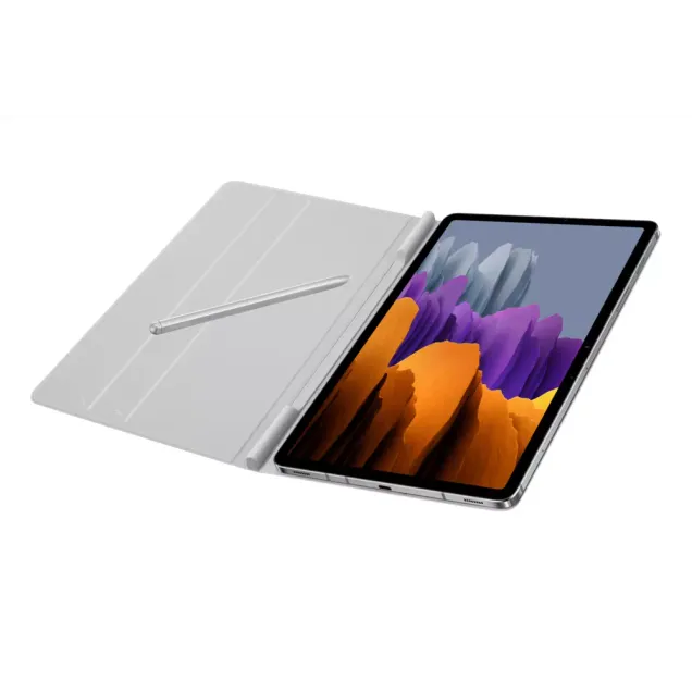 Samsung Galaxy Tab S8/S7 Book Cover Light Gray
