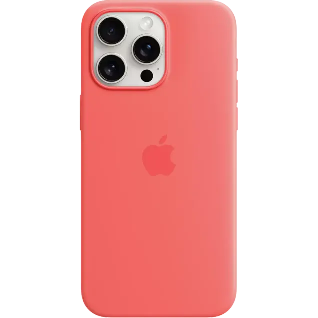 Apple iPhone 15 Pro Max Silikon Case Guave