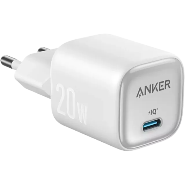 Anker 20W GaN USB-C Ladegerät Weiß