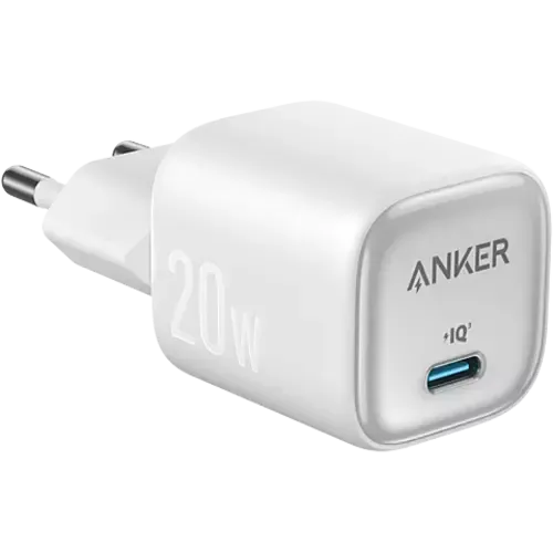 Anker 20W GaN USB-C Ladegerät Weiß