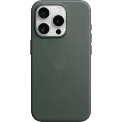 Apple Feingewebe Case iPhone 15 Pro mit MagSafe Immergrün