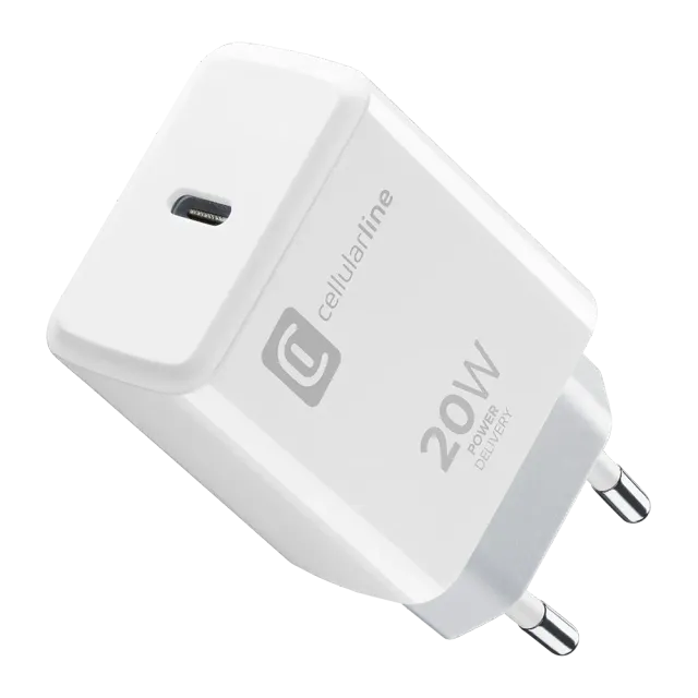 Cellularline USB Typ-C Travel Charger 20W White