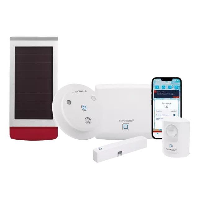 Homematic IP Bundle Starter Set Alarm + Alarmsirene außen