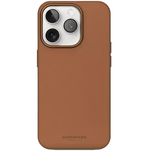 Vonmählen Like Leather Case iPhone 16 Pro Brown