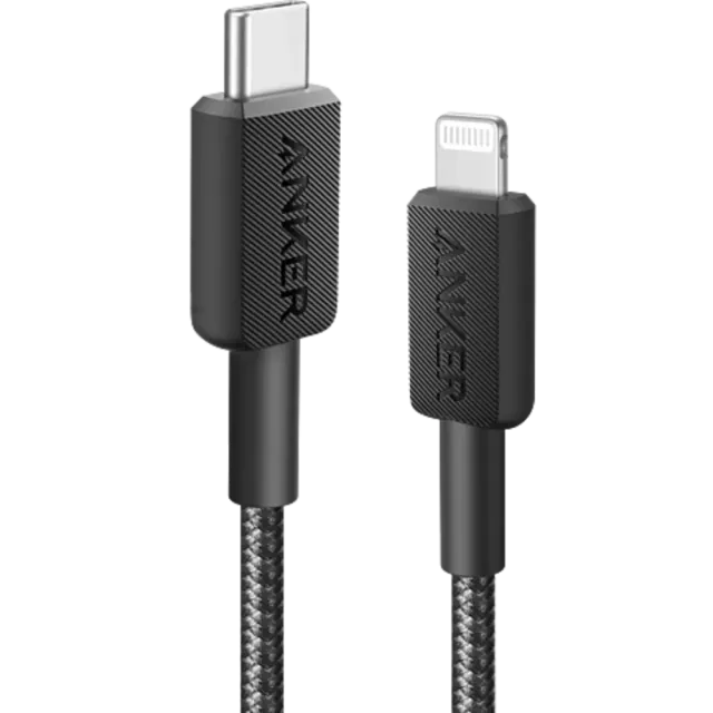 Anker USB-C auf Lightning Kabel 180cm Schwarz