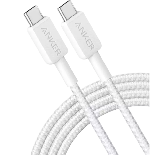 Anker USB-C auf USB-C Kabel 90cm Weiß