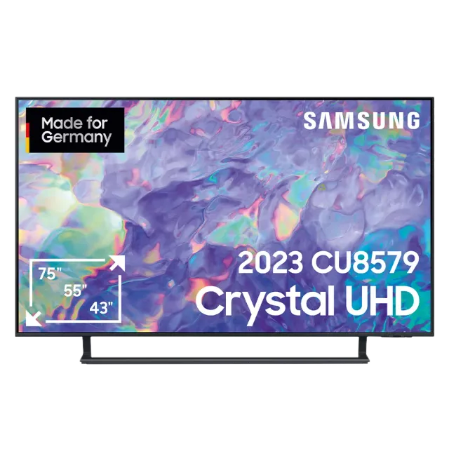 Samsung 43 Crystal UHD 4K CU8579 Schwarz