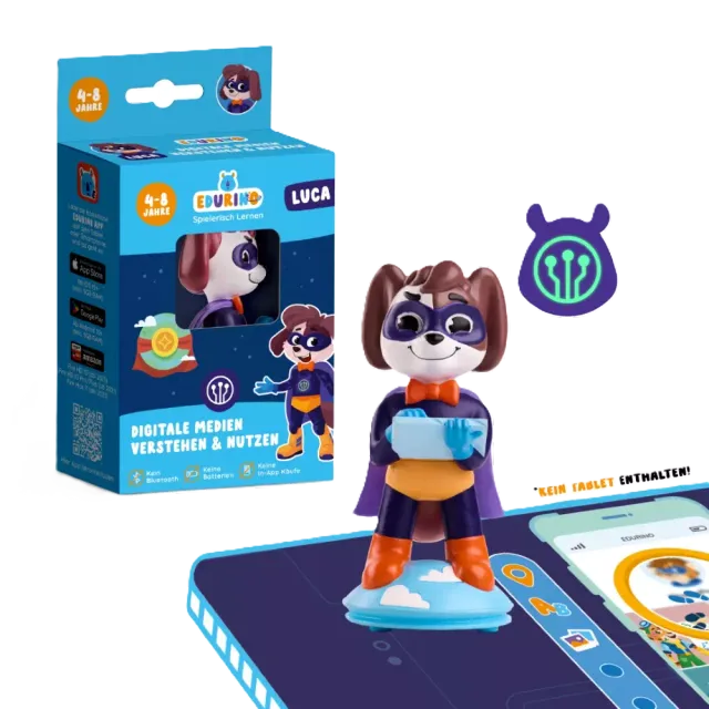 Edurino Lernfigur Edurino Luca 2 - Digitale Medien verstehen & nutzen Bunt