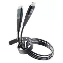 Cellularline Pro+ Data Cable Belt USB Typ-C/ Apple Lightning