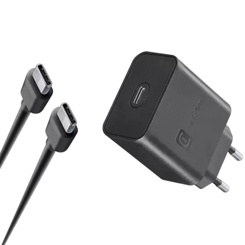 Cellularline USB-C Super Fast Charger Kit Samsung 45W Schwarz