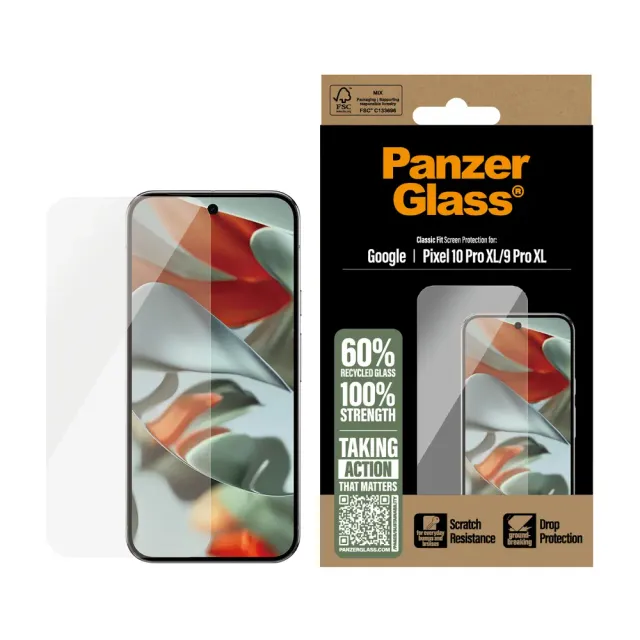 PanzerGlass Displayschutz Google Pixel 10 Pro XL | 9 Pro XL | Classic Fit
