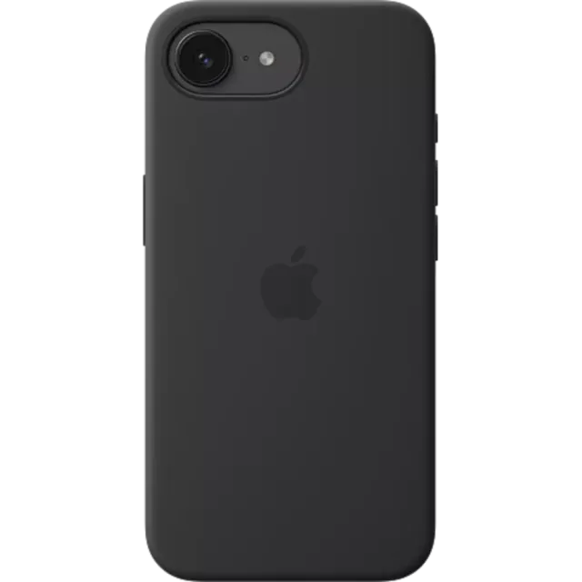 Apple Silikon Case iPhone 16e Schwarz