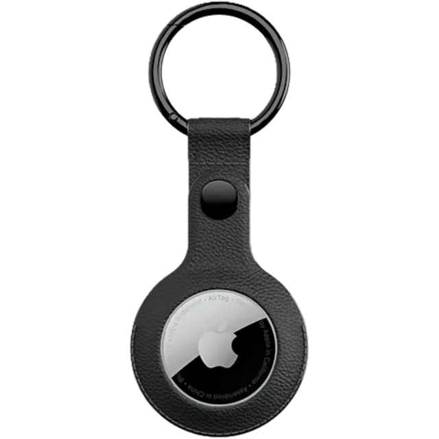 agood AirTag Schlüsselanhänger Schwarz