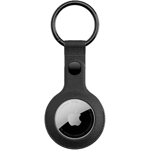 agood AirTag Schlüsselanhänger Schwarz