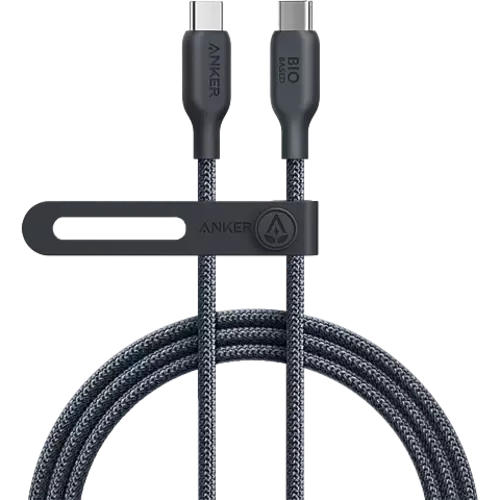 Anker Bio-Based USB-C auf USB-C Kabel 180 cm Schwarz