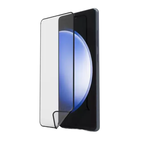 Hama Handy-Schutzglas "Super Hybrid" für Samsung Galaxy S24 FE Montagehilfe Durchsichtig