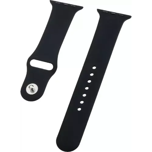 Peter Jäckel WATCH BAND Apple Watch 41/40mm (Series 4 - 9)/ 38mm (Series 1 - 3) Silicon Schwarz