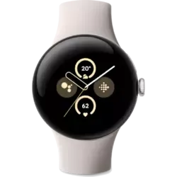 Google Pixel Watch 2 LTE Case Porcelain Active Band Porcelain