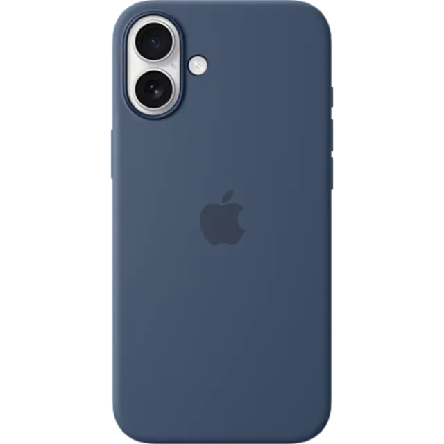 Apple Silikon Case iPhone 16 Plus Denim