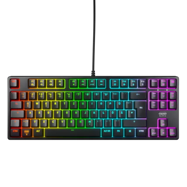 CHERRY XTRFY K4V2 TKL Gaming-Tastatur Schwarz