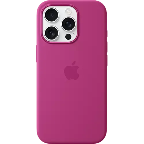 Apple Silikon Case iPhone 16 Pro Fuchsia