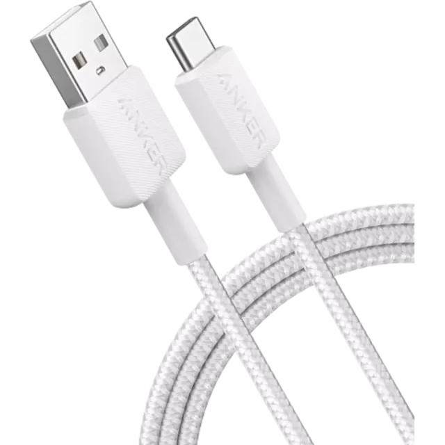 Anker USB-C auf USB-A Kabel 180cm Weiß
