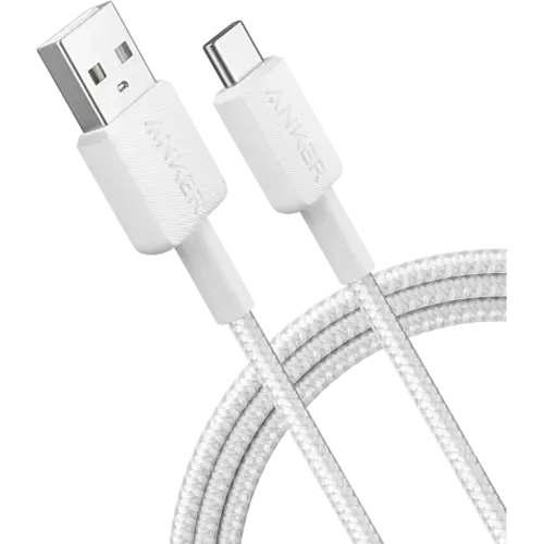 Anker USB-C auf USB-A Kabel 180cm Weiß
