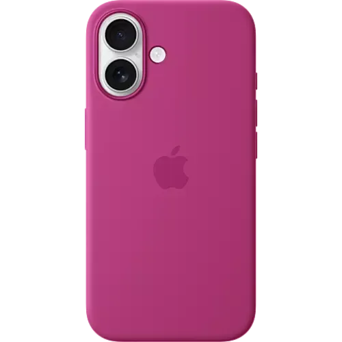Apple Silikon Case iPhone 16 Fuchsia
