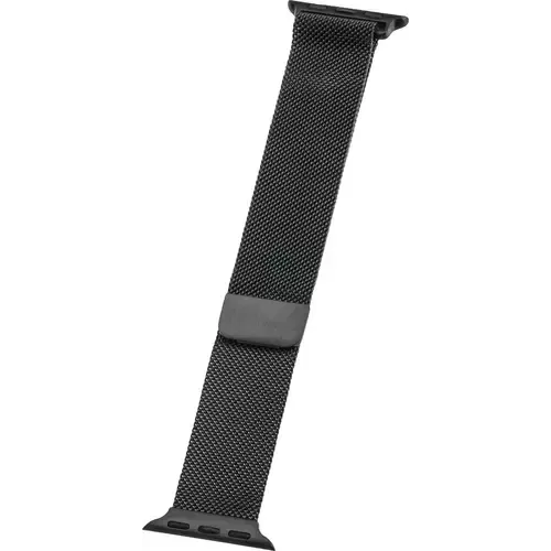 Peter Jäckel WATCH BAND Apple Watch 41/40mm (Series 4 - 9)/ 38mm (Series 1 - 3) Milanaise Schwarz
