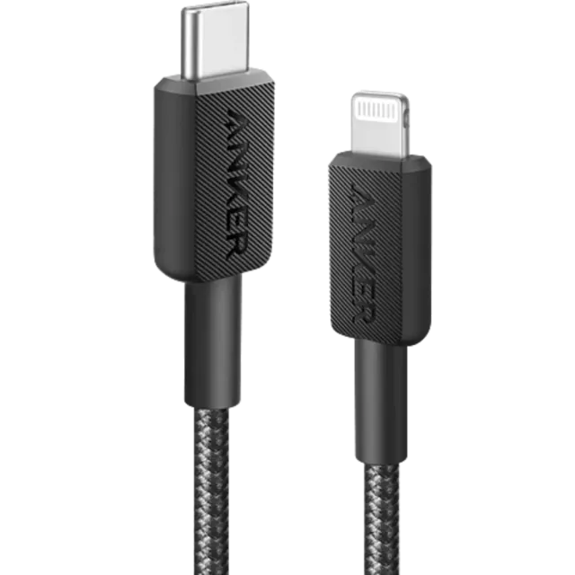 Anker USB-C auf Lightning Kabel 90cm Schwarz