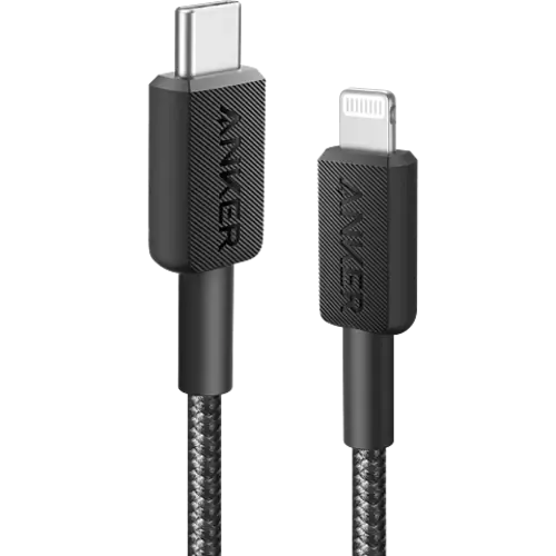 Anker USB-C auf Lightning Kabel 90cm Schwarz