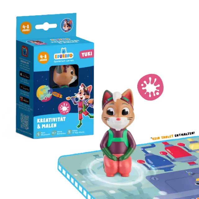 Edurino Figur Juki - Kreativität & Malen Bunt