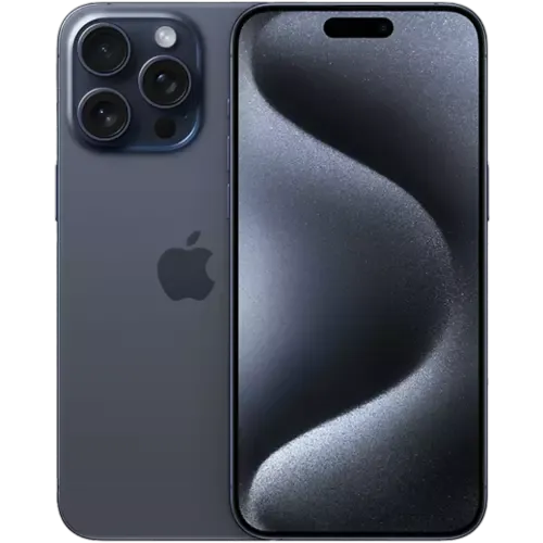 Apple iPhone 15 Pro Max Titan Blau