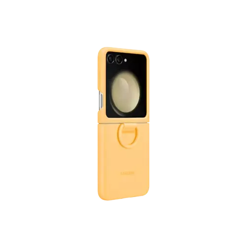 Samsung Silicone Case with Ring Galaxy Z Flip5 Apricot