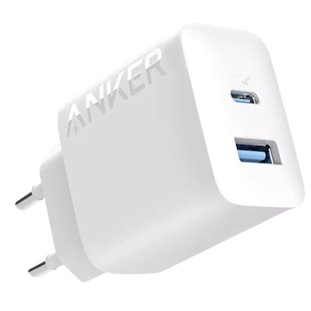 Anker 20W USB-C / USB-A Ladegerät Weiß