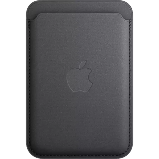 Apple iPhone Feingewebe Wallet mit MagSafe Schwarz
