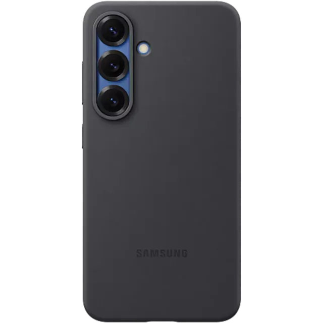 Samsung Silikon Case Galaxy S25 Schwarz
