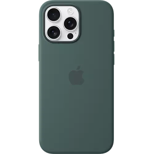 Apple Silikon Case iPhone 16 Pro Max Seegrün