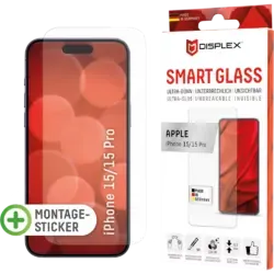 Displex Smart Glass für iPhone 15/15 Pro