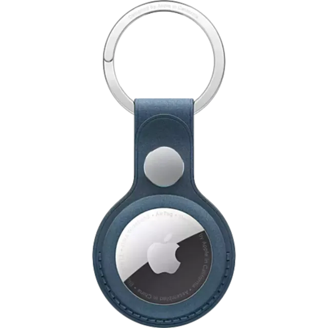 Apple AirTag Feingewebe Schlüsselanhänger Pazifikblau