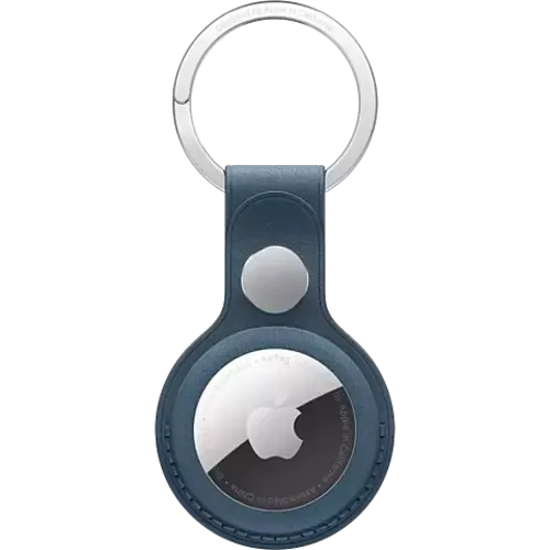 Apple AirTag Feingewebe Schlüsselanhänger Pazifikblau