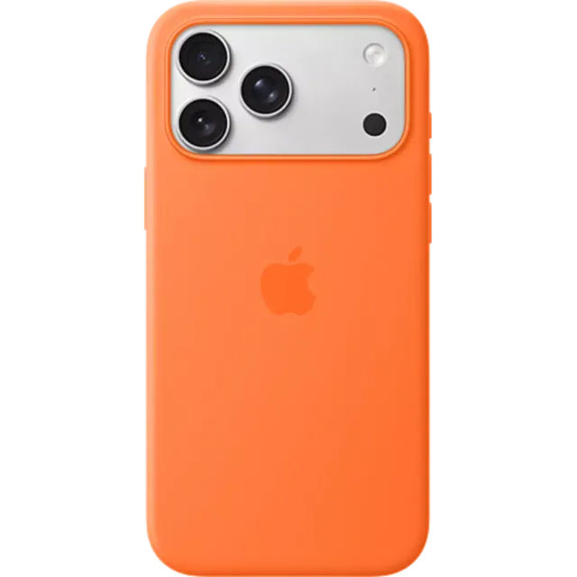Apple Silikon Case MagSafe iPhone 17 Pro Orange