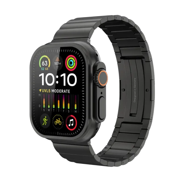 Vonmählen Link Bracelet Pro Titanium 44 mm | 45 mm | 46 mm | 49 mm One Size Black