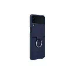 Samsung Galaxy Silicone Cover with Ring Samsung Galaxy Z Flip 3 5G Navy