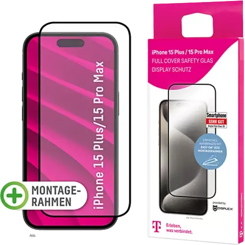 Displex Full Screen Glas Apple iPhone 15 Plus / 15 Pro Max Transparent