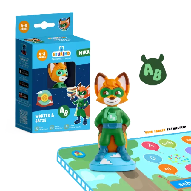 Edurino Lernfigur Mika Erste Wörter & Sätze Bunt
