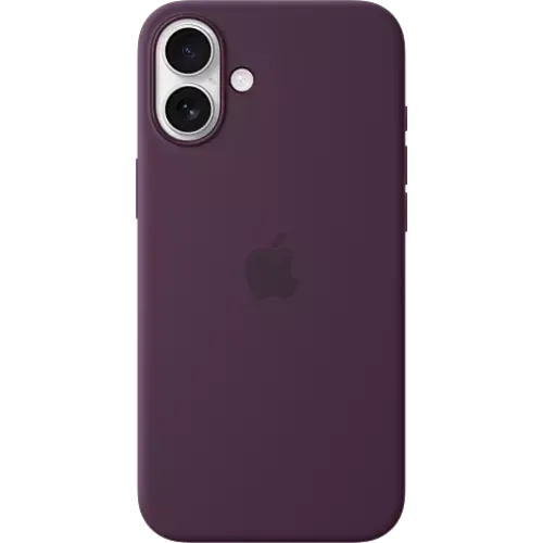 Apple Silikon Case iPhone 16 Plus Pflaume